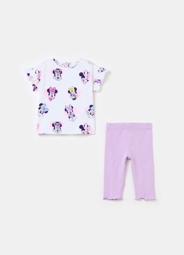 Ovs Jogging set con stampa Minnie e cuori