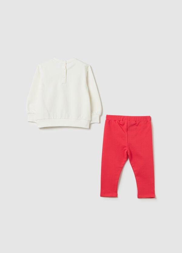 Ovs Jogging Set Con Stampa Minnie E Figaro