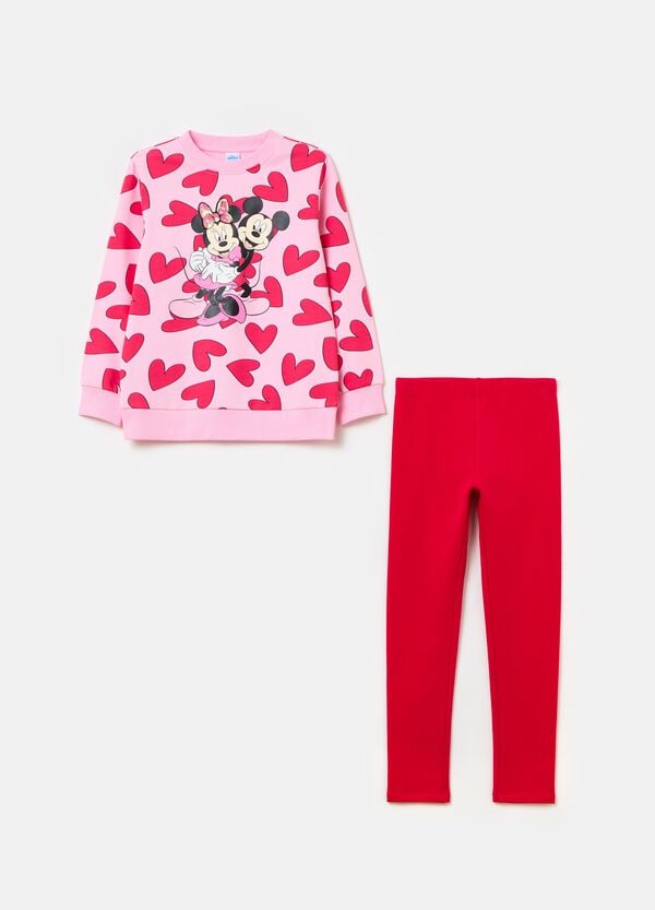 Ovs Jogging set con stampa Minnie e Topolino