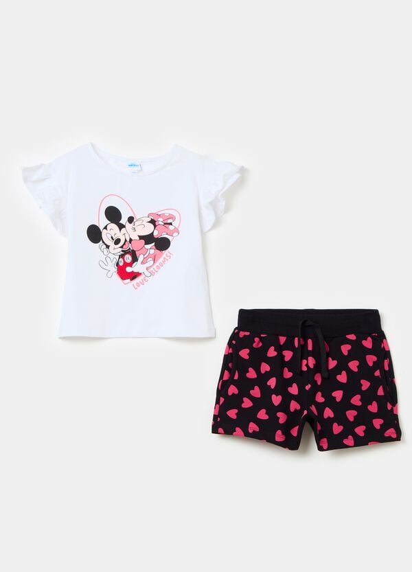 Ovs Jogging set con stampa Minnie e Topolino