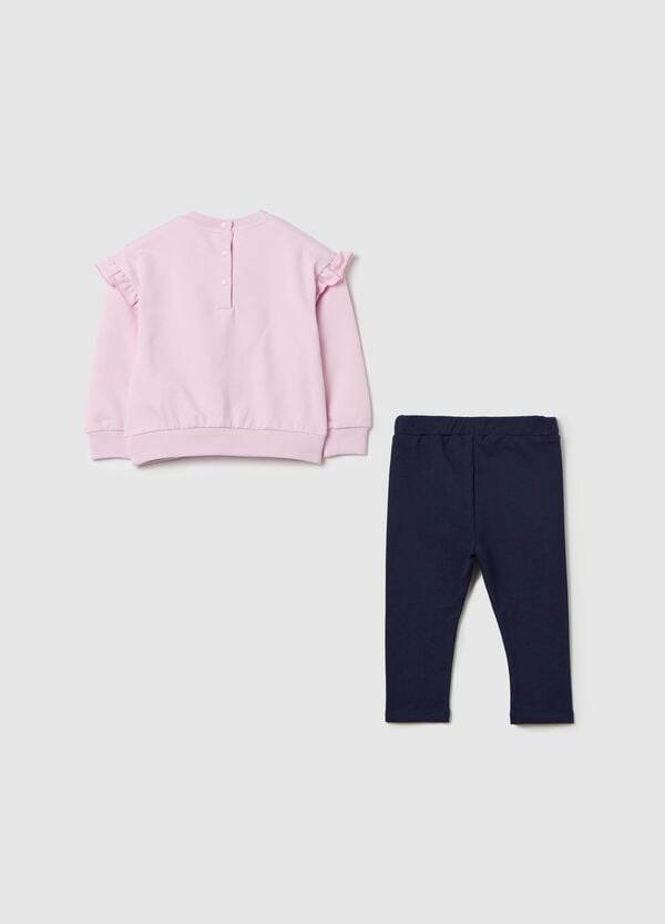 Ovs Jogging Set Con Stampa Paperina E Minnie