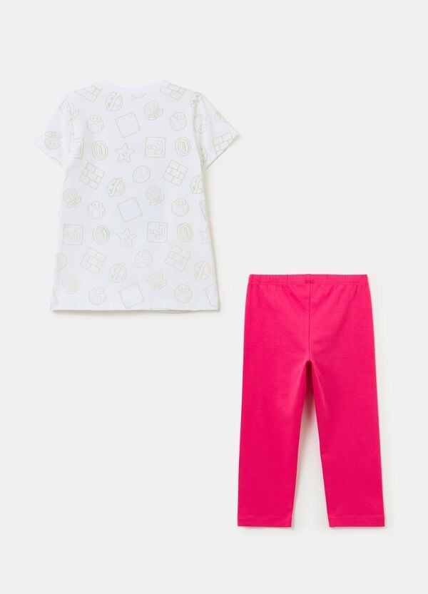 Ovs Jogging Set Con Stampa Principessa Peach