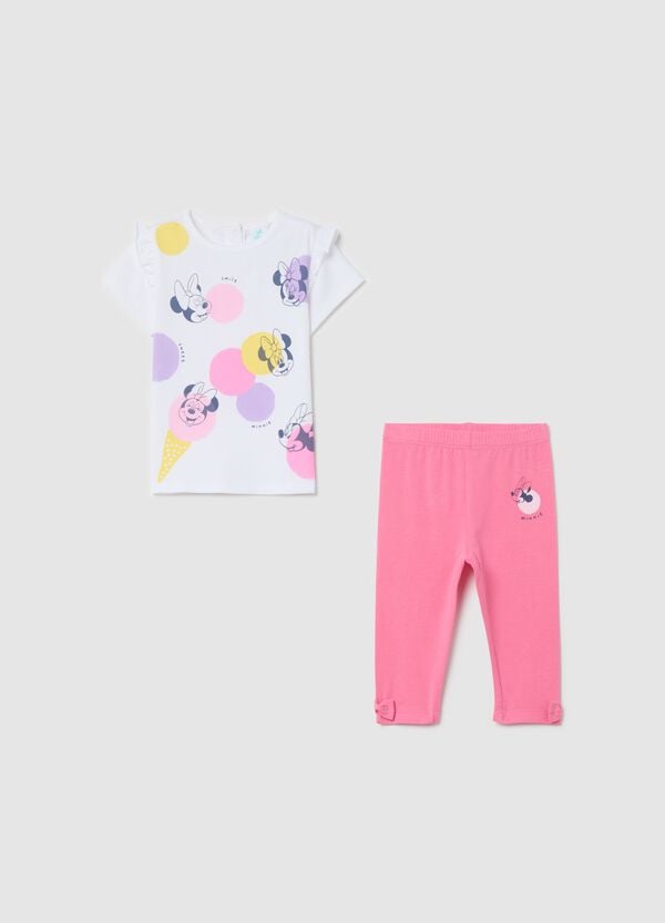 Ovs Jogging set con volant e stampa Minnie