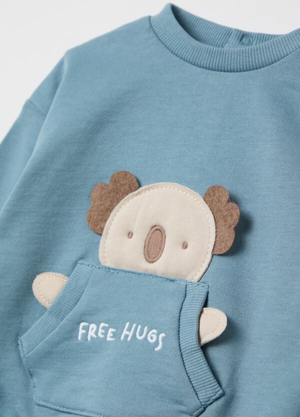 Ovs Jogging Set In Cotone Con Applicazione Koala