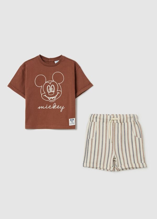 Ovs Jogging set in cotone con ricamo Topolino