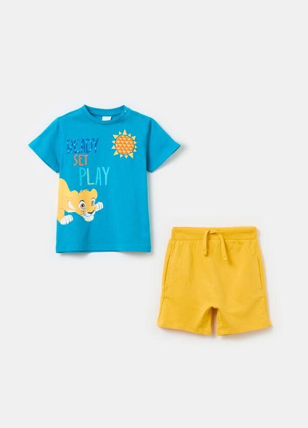 Ovs Jogging set in cotone con stampa Il Re Leone