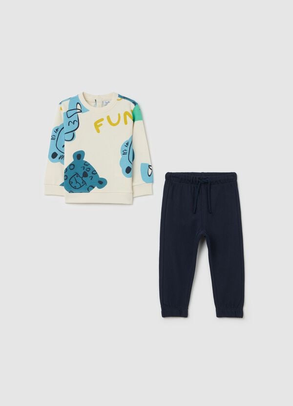 Ovs Jogging set in cotone con stampa