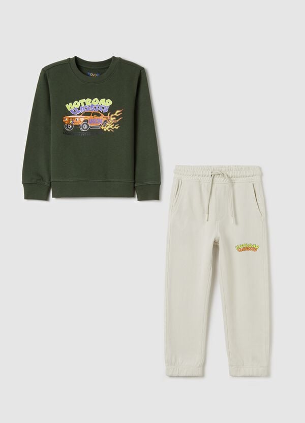 Ovs Jogging set in cotone con stampa