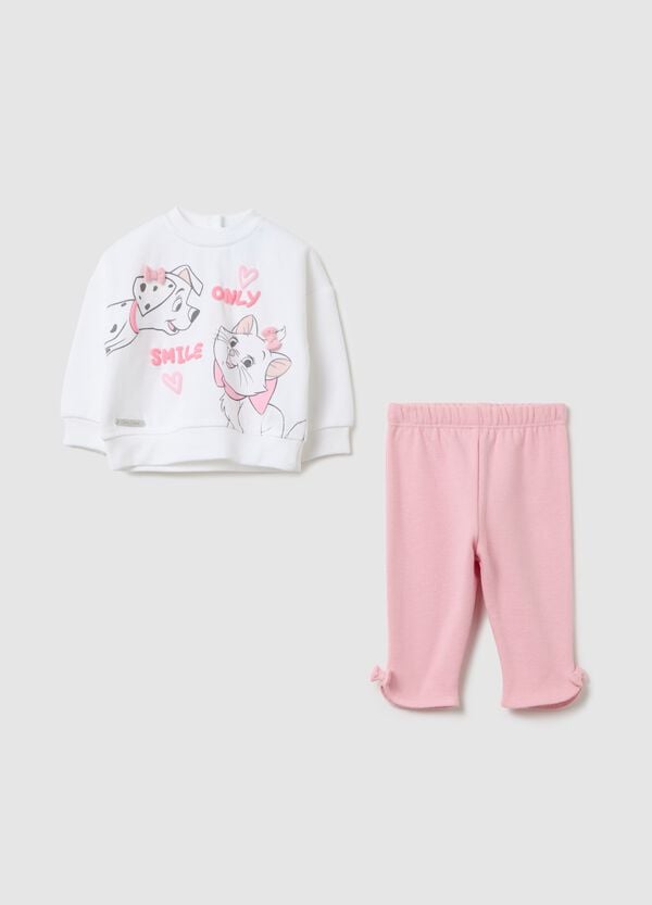 Ovs Jogging set in cotone con stampa Penny e Minù