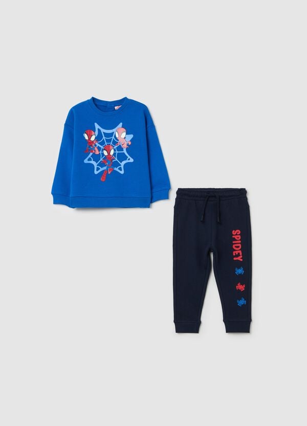 Ovs Jogging set in cotone con stampa Spidey