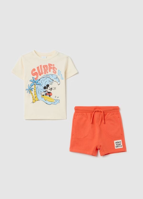 Ovs Jogging set in cotone con stampa Topolino