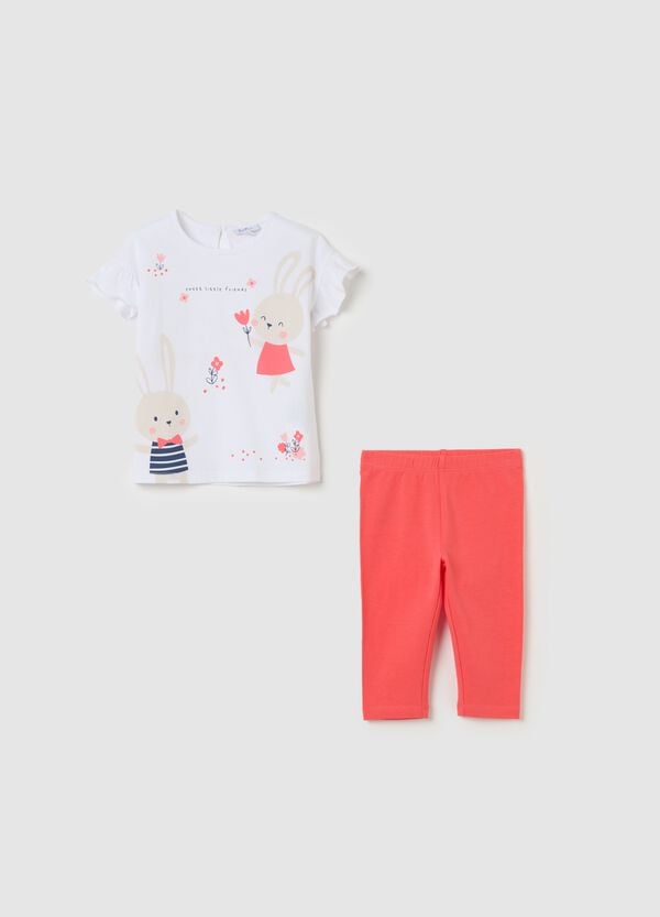 Ovs Jogging set in cotone con stampa