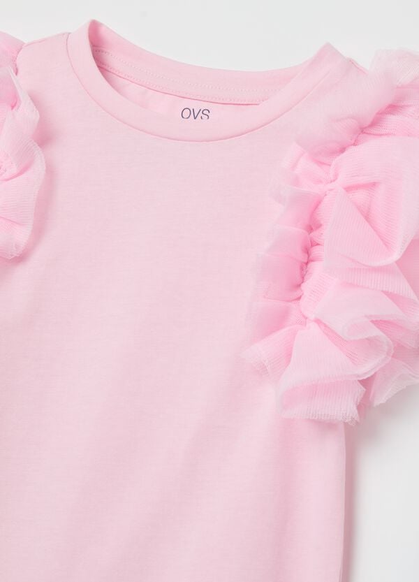 Ovs Jogging Set In Cotone Con Volant E Stampa