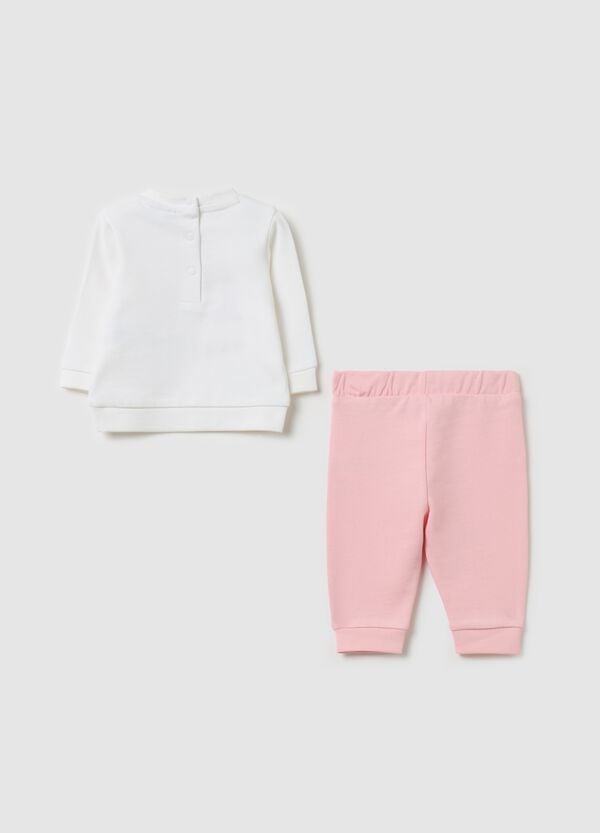 Ovs Jogging Set In Cotone "My Little Flower"