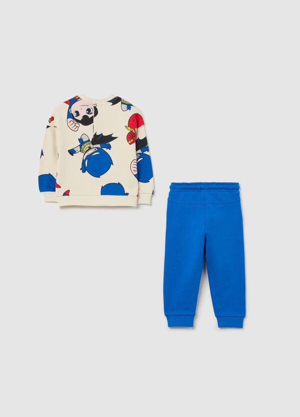 Ovs Jogging Set In Cotone Stampa Batman E Superman