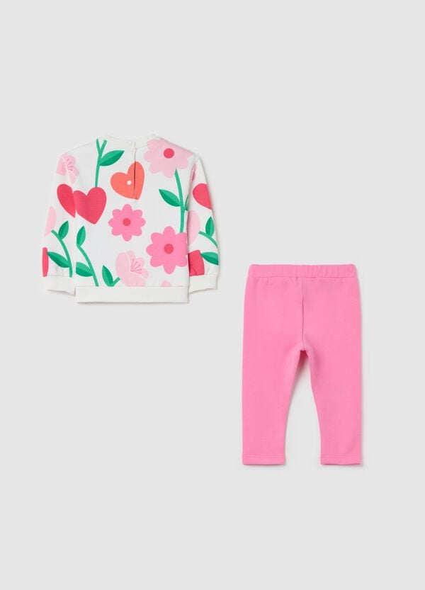 Ovs Jogging Set In Cotone Stretch Stampa Minnie