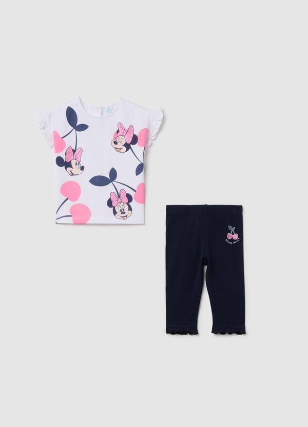 Ovs Jogging set in cotone stretch stampa Minnie
