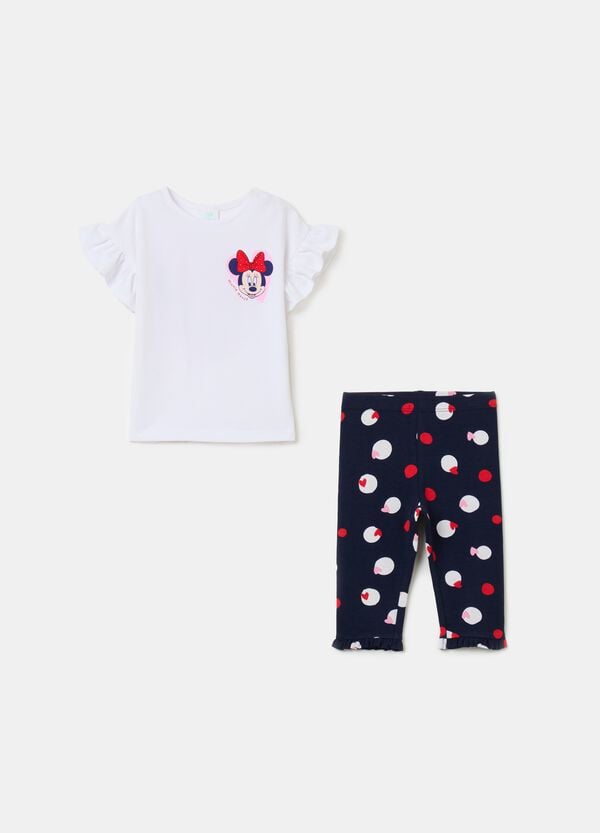 Ovs Jogging Set In Cotone Stretch Stampa Minnie