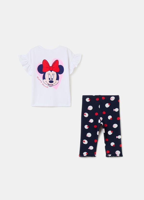 Ovs Jogging set in cotone stretch stampa Minnie