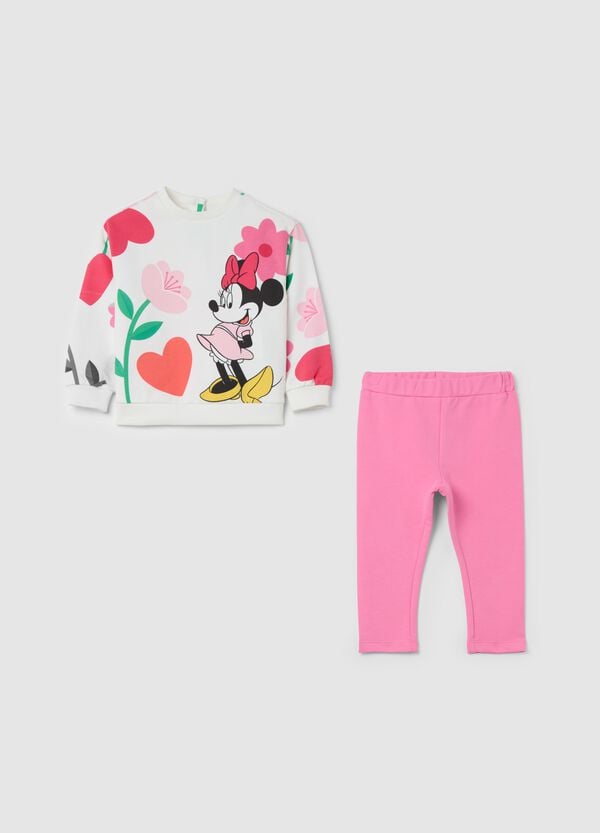 Ovs Jogging set in cotone stretch stampa Minnie