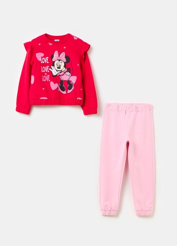Ovs Jogging set in felpa con stampa Minnie