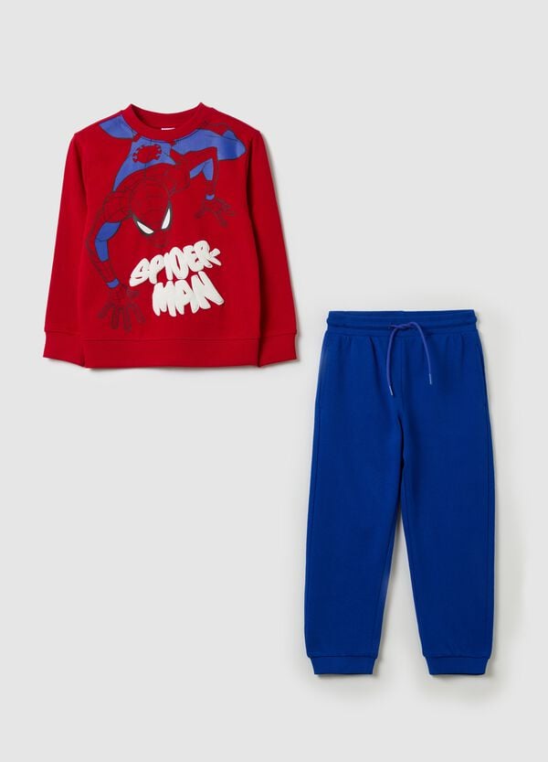 Ovs Jogging set in felpa stampa Spider-Man