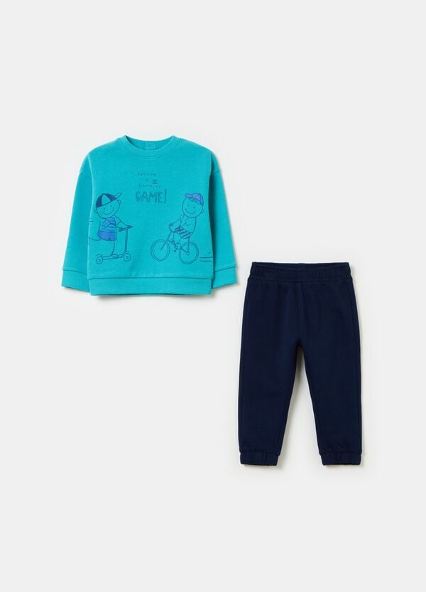 Ovs Jogging set in French Terry con stampa