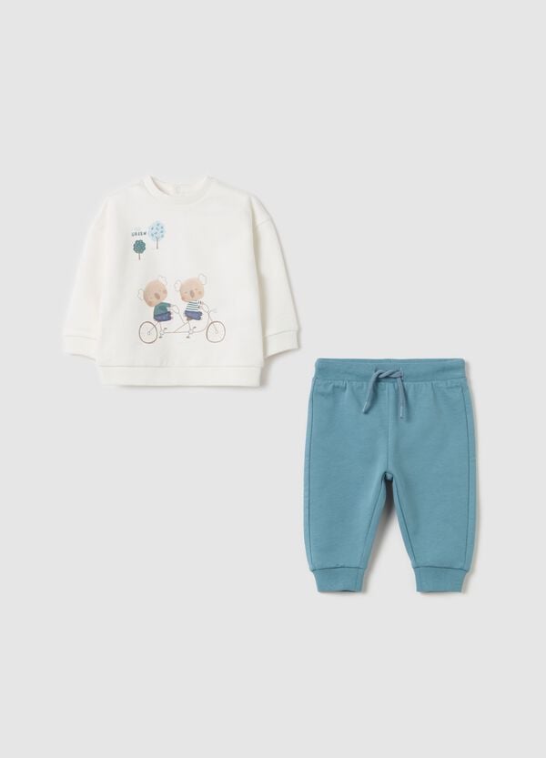 Ovs Jogging set in French Terry con stampa koala
