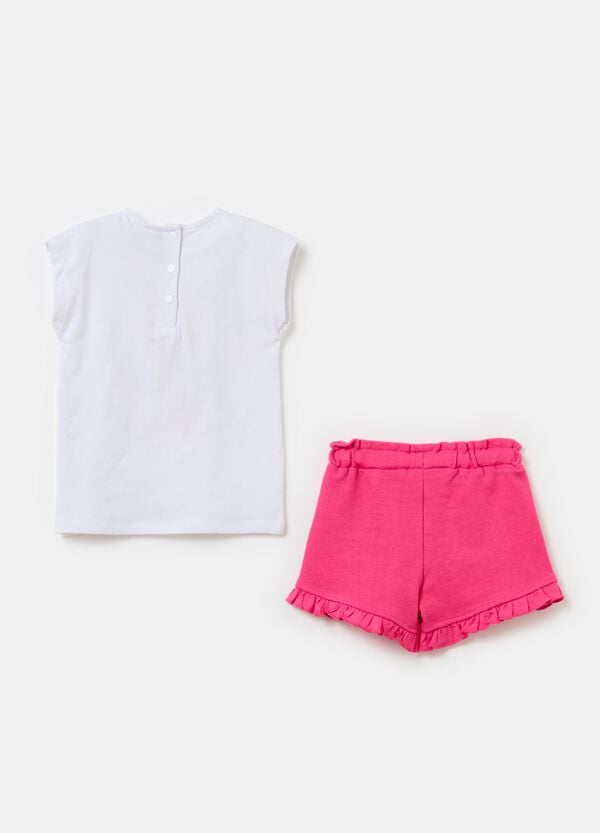 Ovs Jogging Set Stampa Titti E Fiori Crochet