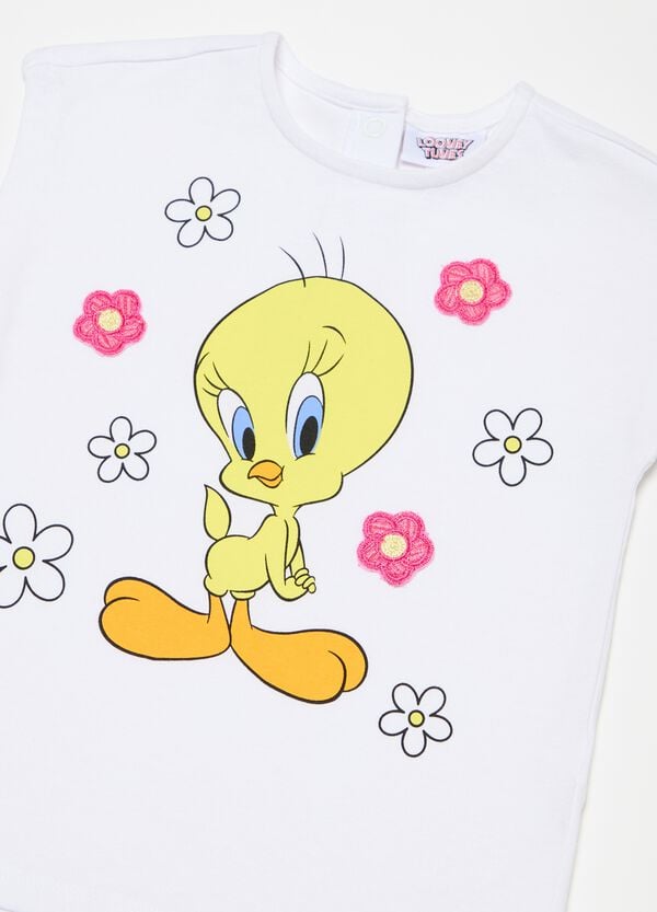 Ovs Jogging Set Stampa Titti E Fiori Crochet