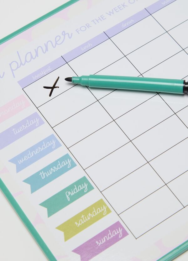 Ovs Lavagna Magnetica Con Planner Settimanale