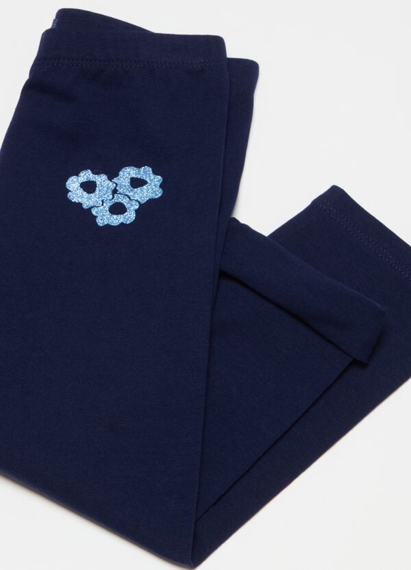 Ovs Leggings A Tre Quarti Con Glitter