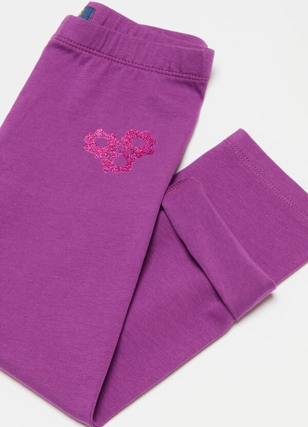 Ovs Leggings A Tre Quarti Con Glitter