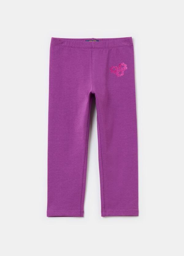Ovs Leggings a tre quarti con glitter