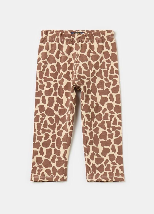 Ovs Leggings a tre quarti con stampa maculata
