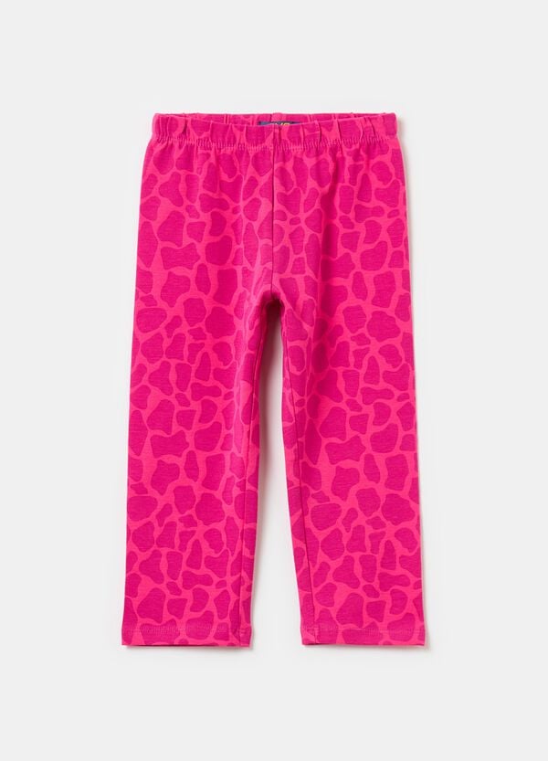 Ovs Leggings a tre quarti con stampa maculata