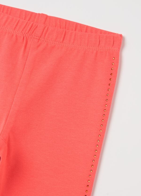 Ovs Leggings A Tre Quarti Con Strass