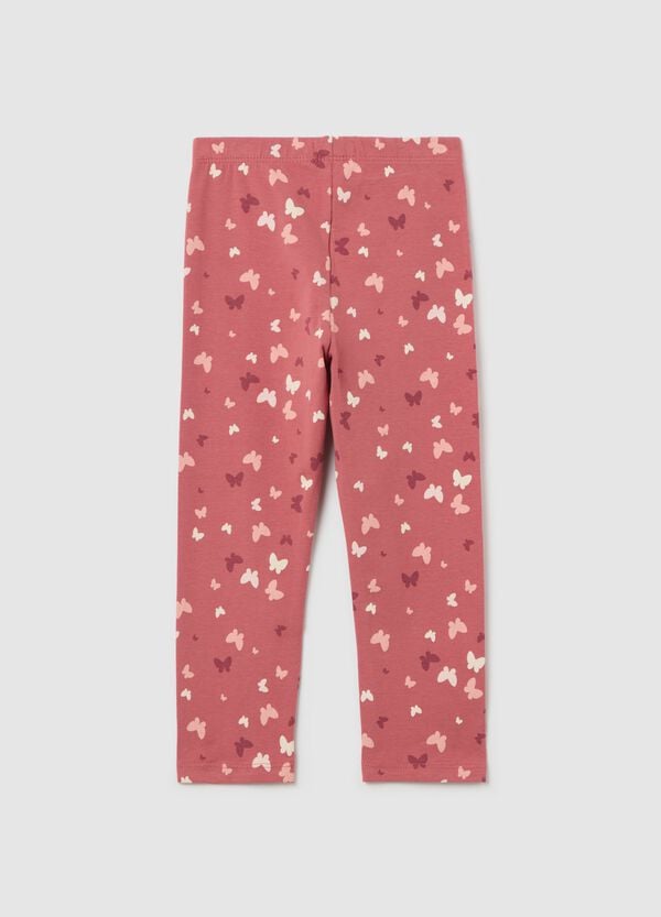 Ovs Leggings A Tre Quarti In Cotone Stretch