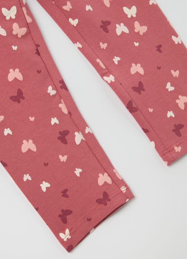 Ovs Leggings A Tre Quarti In Cotone Stretch