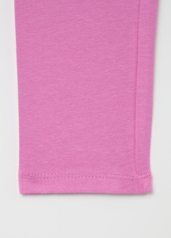 Ovs Leggings A Tre Quarti In Cotone Stretch