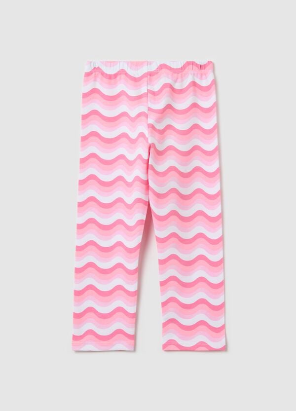 Ovs Leggings A Tre Quarti In Cotone Stretch