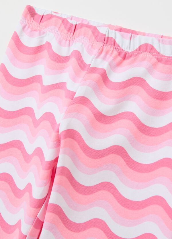 Ovs Leggings A Tre Quarti In Cotone Stretch