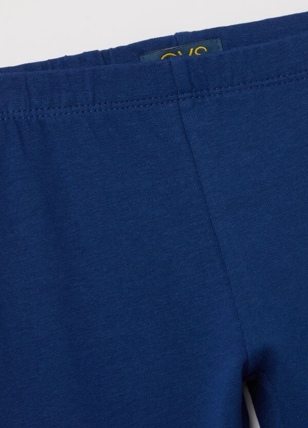 Ovs Leggings A Tre Quarti In Cotone Stretch