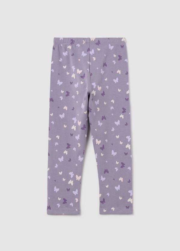 Ovs Leggings A Tre Quarti In Cotone Stretch