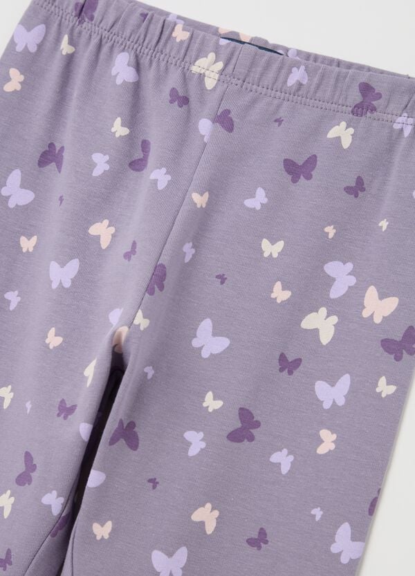 Ovs Leggings A Tre Quarti In Cotone Stretch