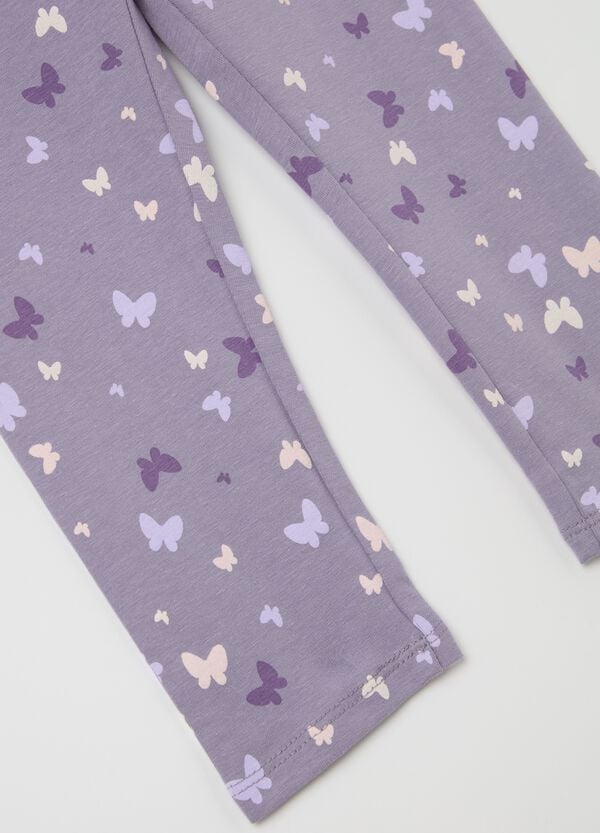 Ovs Leggings A Tre Quarti In Cotone Stretch