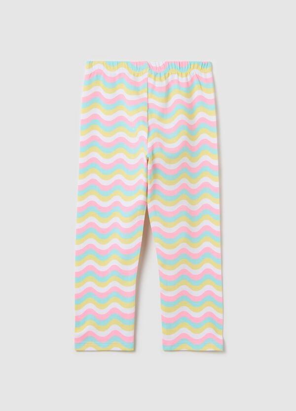 Ovs Leggings A Tre Quarti In Cotone Stretch