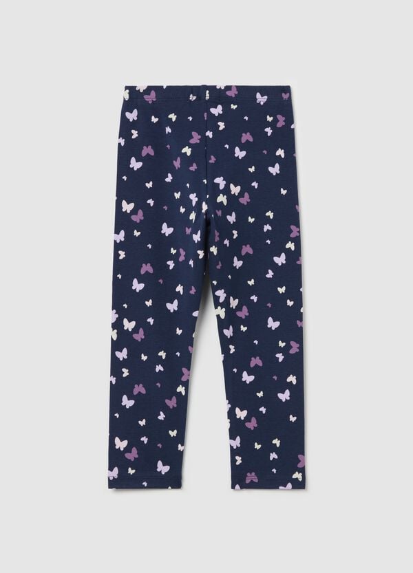 Ovs Leggings A Tre Quarti In Cotone Stretch