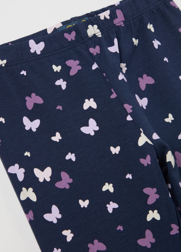 Ovs Leggings A Tre Quarti In Cotone Stretch