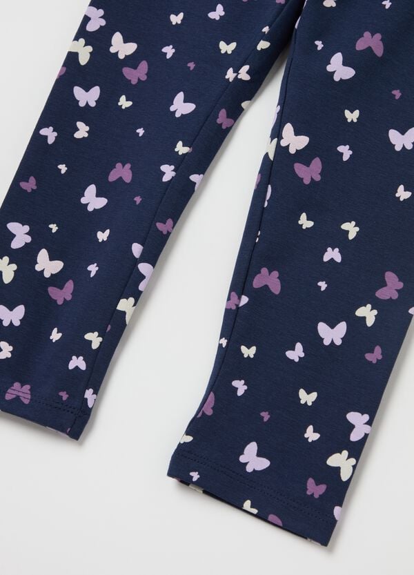 Ovs Leggings A Tre Quarti In Cotone Stretch
